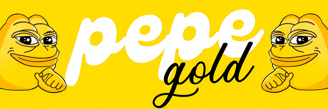 Pepe Gold Banner